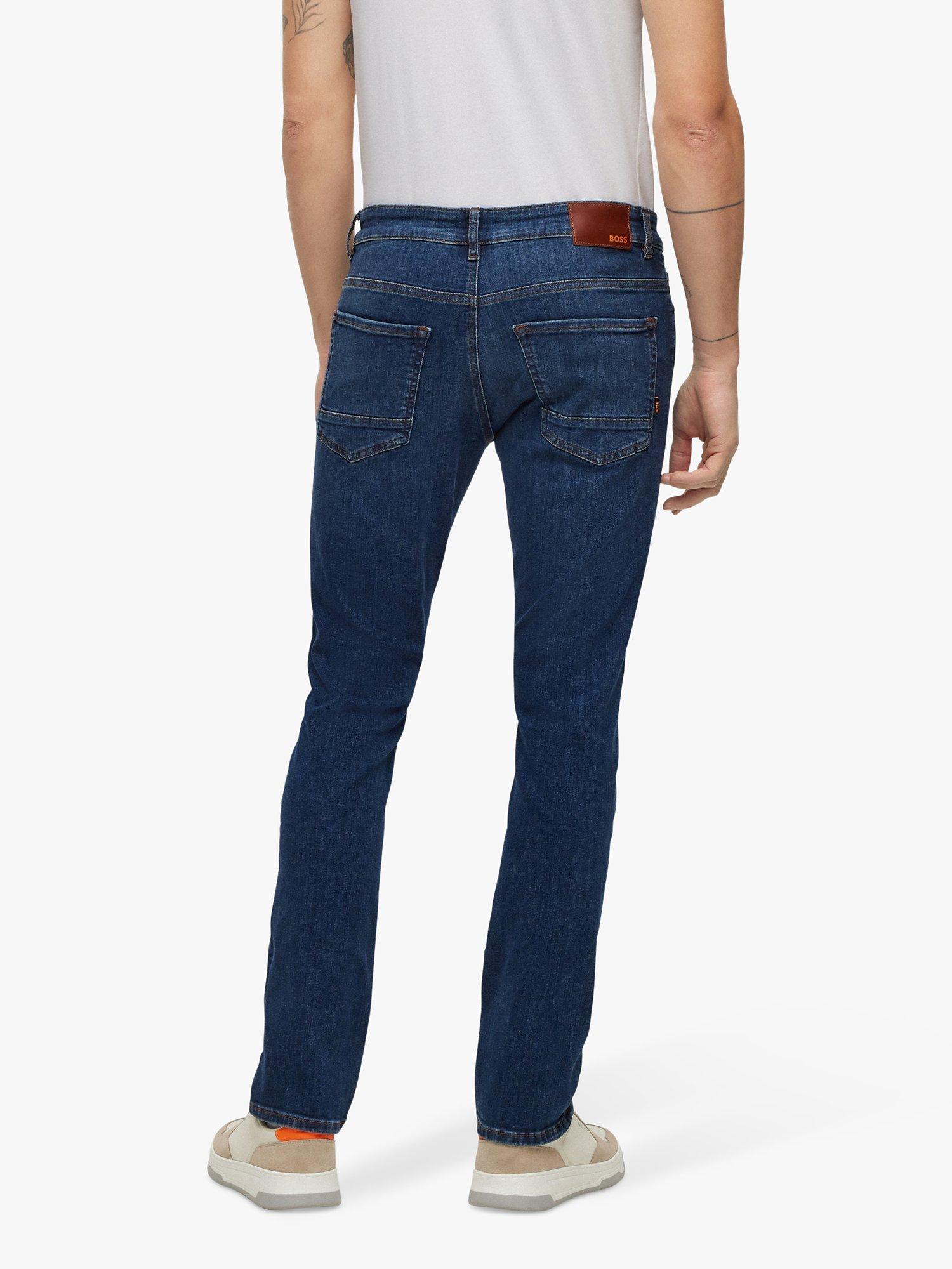 Product image 2 of 5, which shows BOSS Delaware Slim Fit Jeans, Navy, 38S