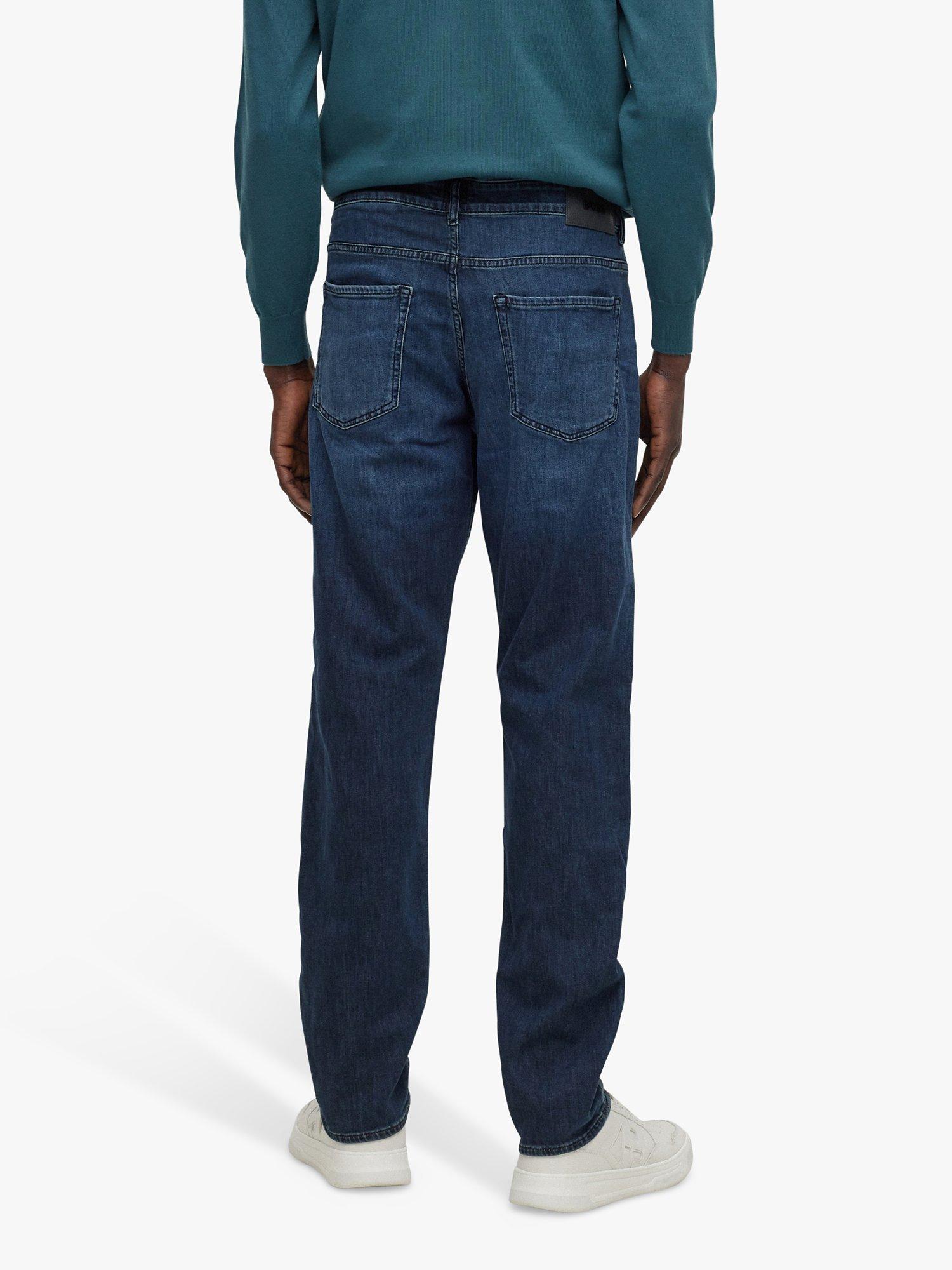 Product image 2 of 5, which shows BOSS Delaware Slim Fit Jeans, Bright Blue, 30L
