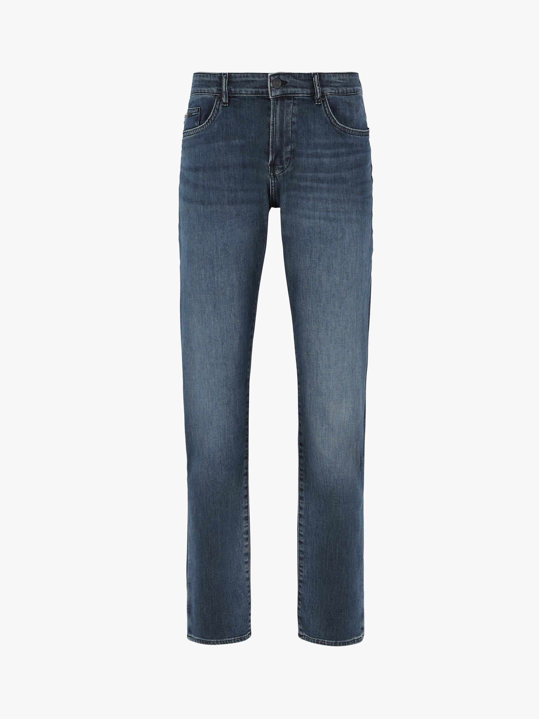 Product image 4 of 5, which shows BOSS Delaware Slim Fit Jeans, Bright Blue, 30L