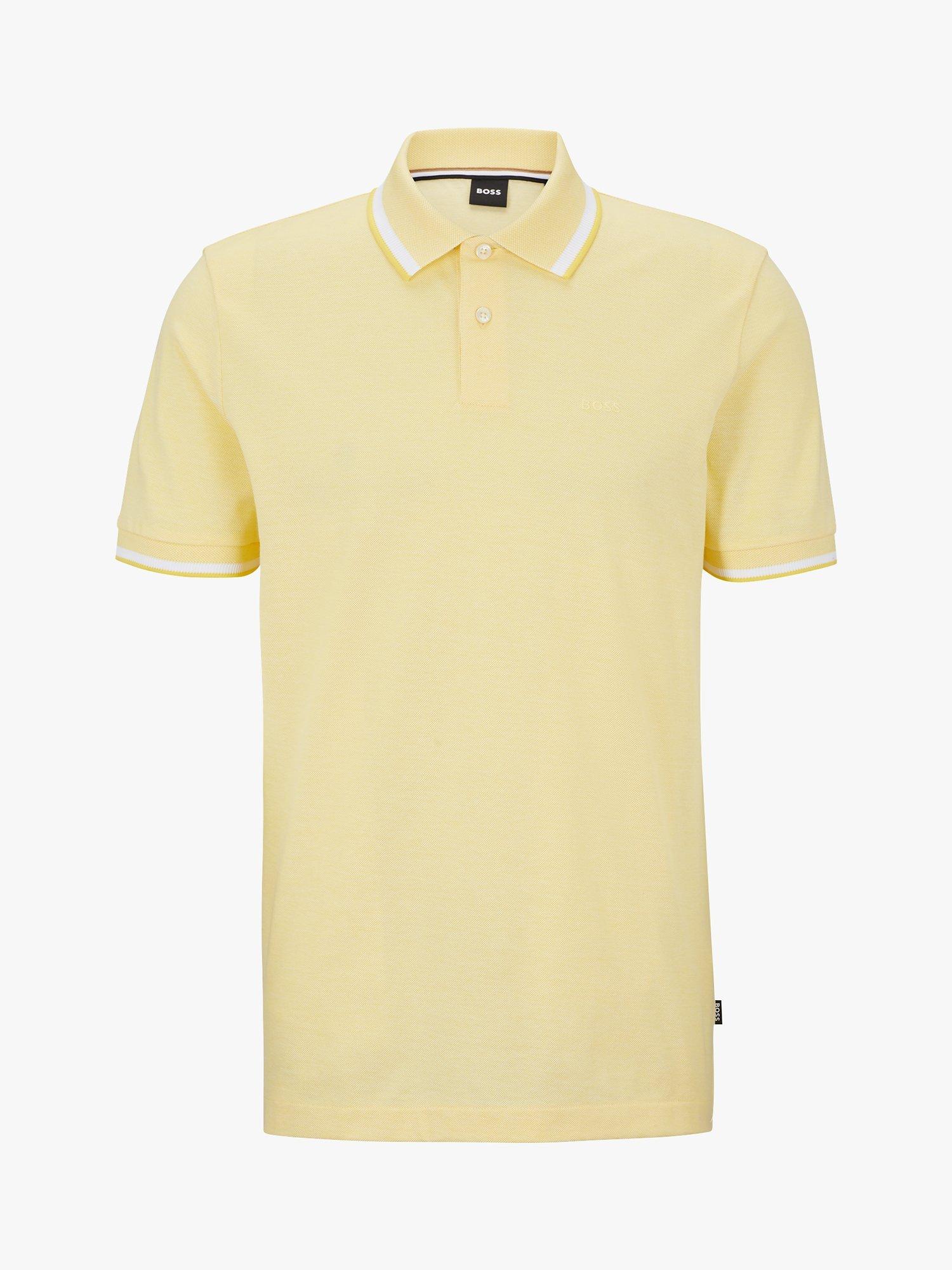 BOSS Parlay 183 Polo Shirt, Bright Yellow