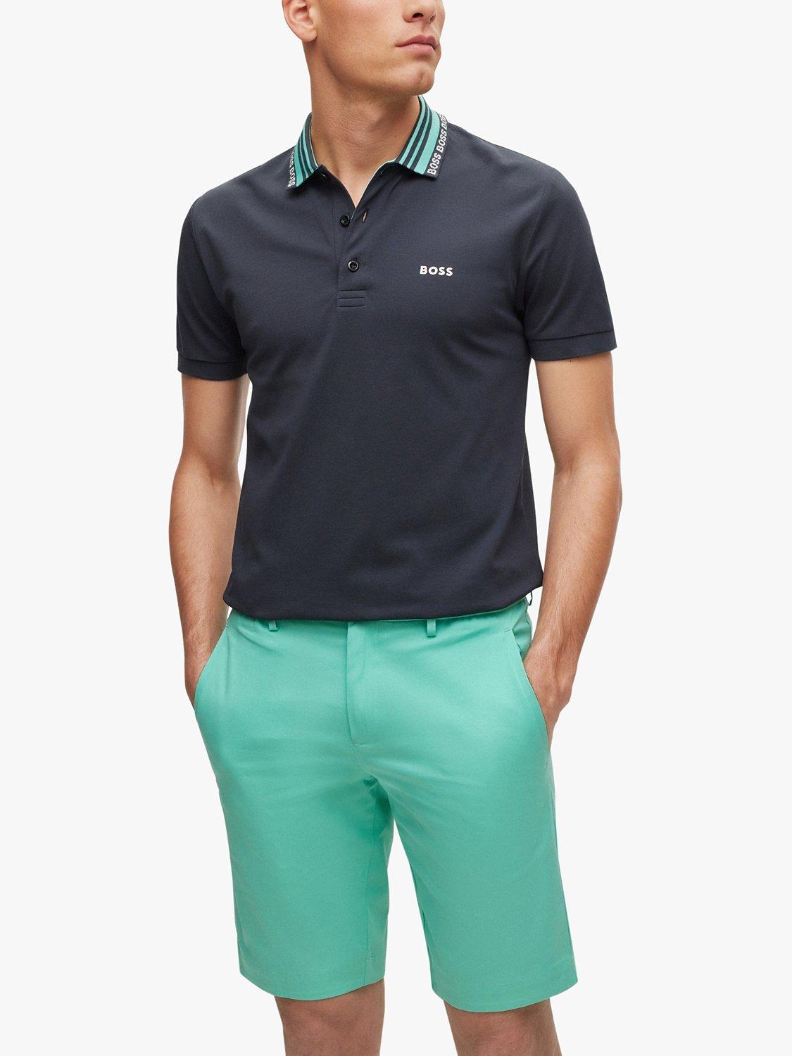 BOSS Paule Slim Fit Polo Shirt, Dark Blue