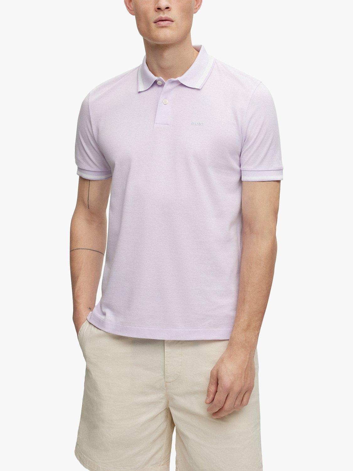 BOSS Parlay 183 Polo Shirt, Light/Pastel Purple