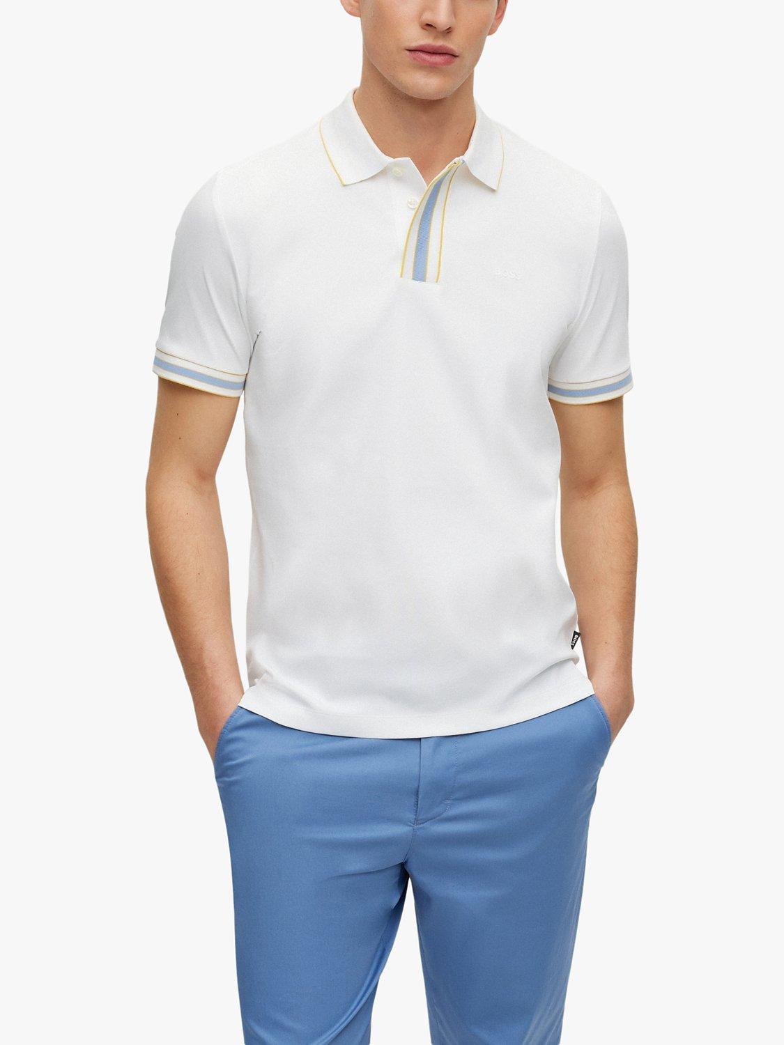 BOSS Parlay 185 Polo Shirt, White