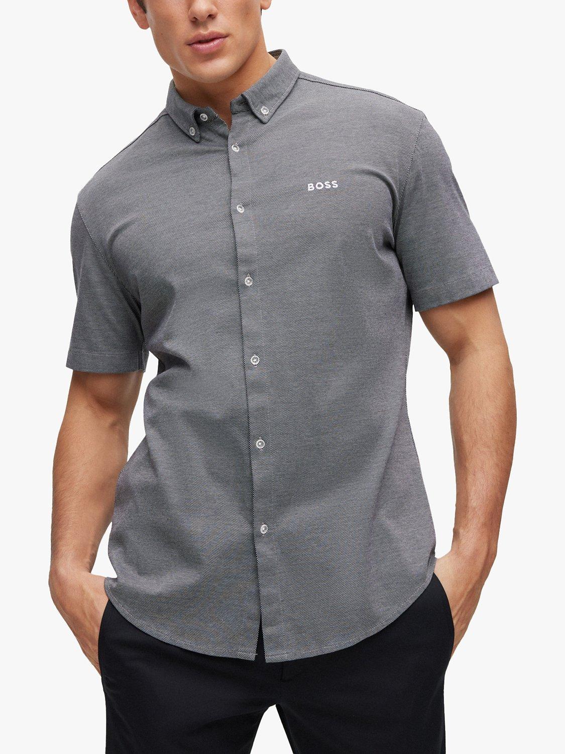BOSS Biadia Short Sleeve Shirt, Navy