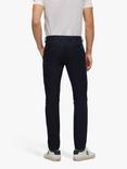 BOSS Kaito Cotton Blend Slim Fit Trousers, Dark Blue