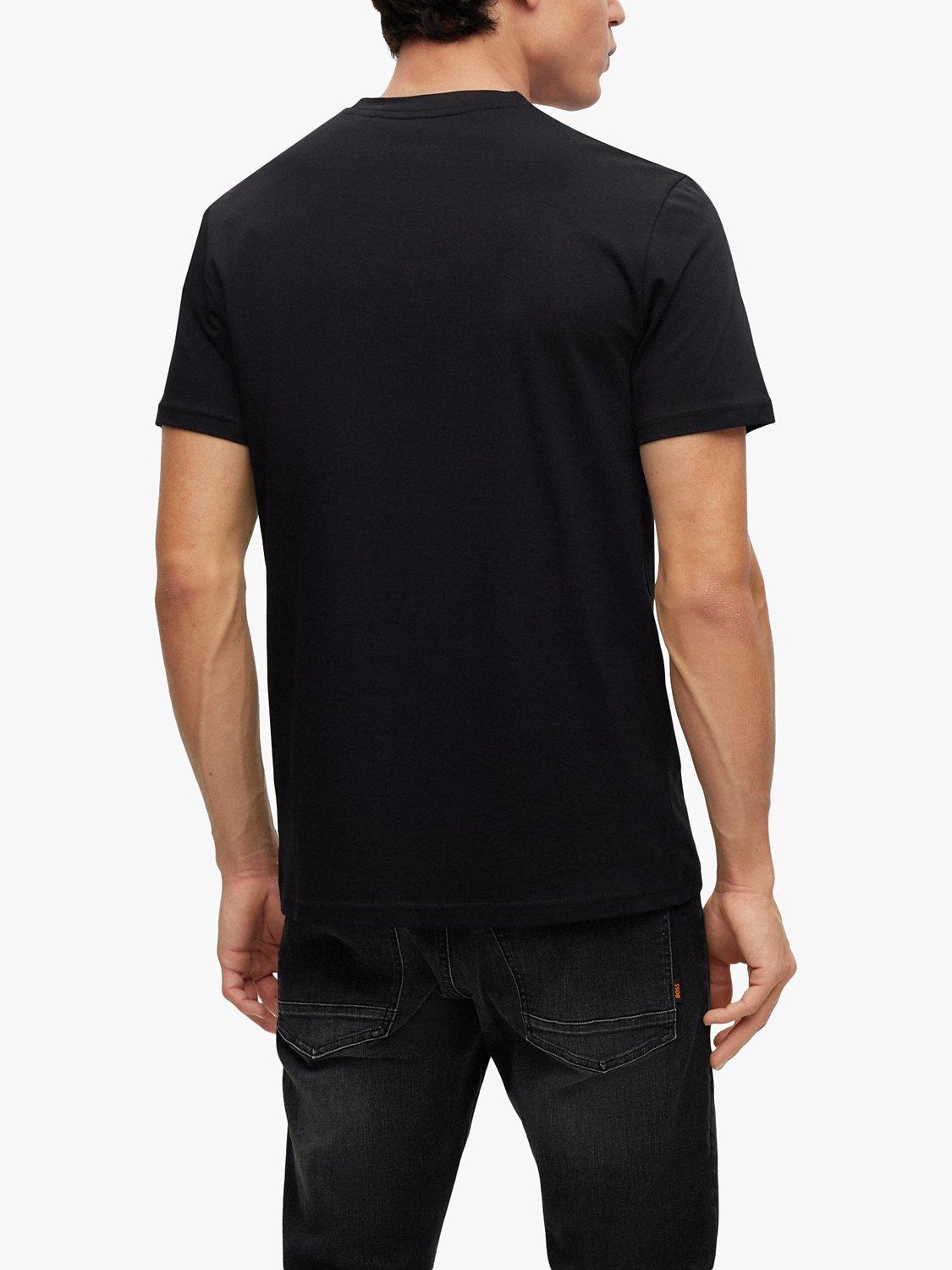 Product image 2 of 4, which shows BOSS Shark Print T-Shirt, Black, M