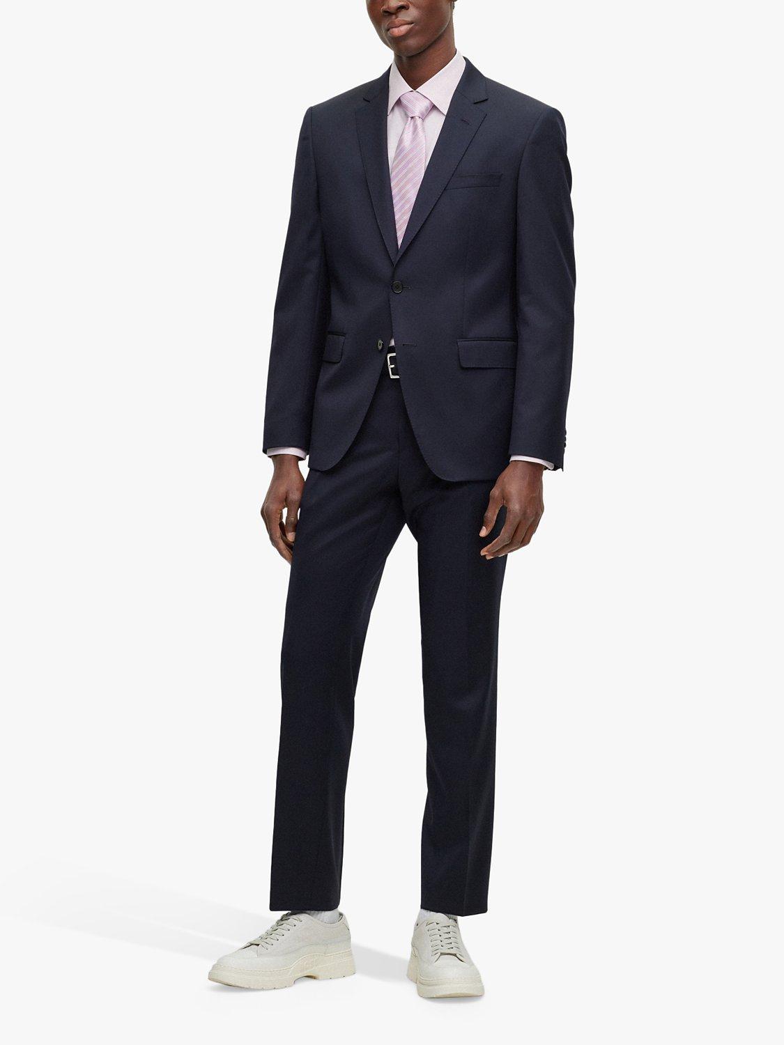 Product image 3 of 5, which shows HUGO Hank Kent Collar Long Sleeve Shirt, Light/Pastel Pink, 18