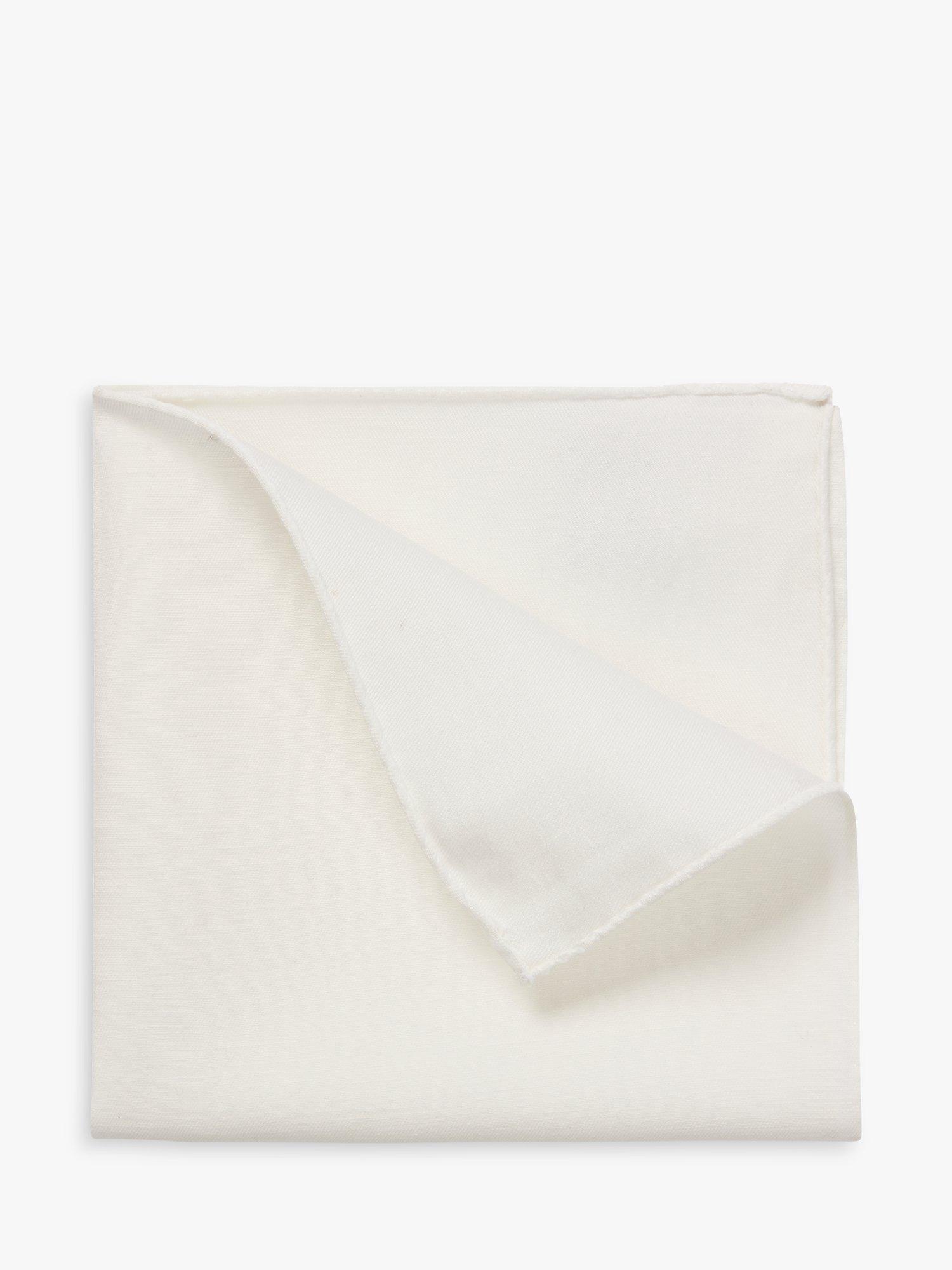 HUGO BOSS Cotton Linen Blend Pocket Square