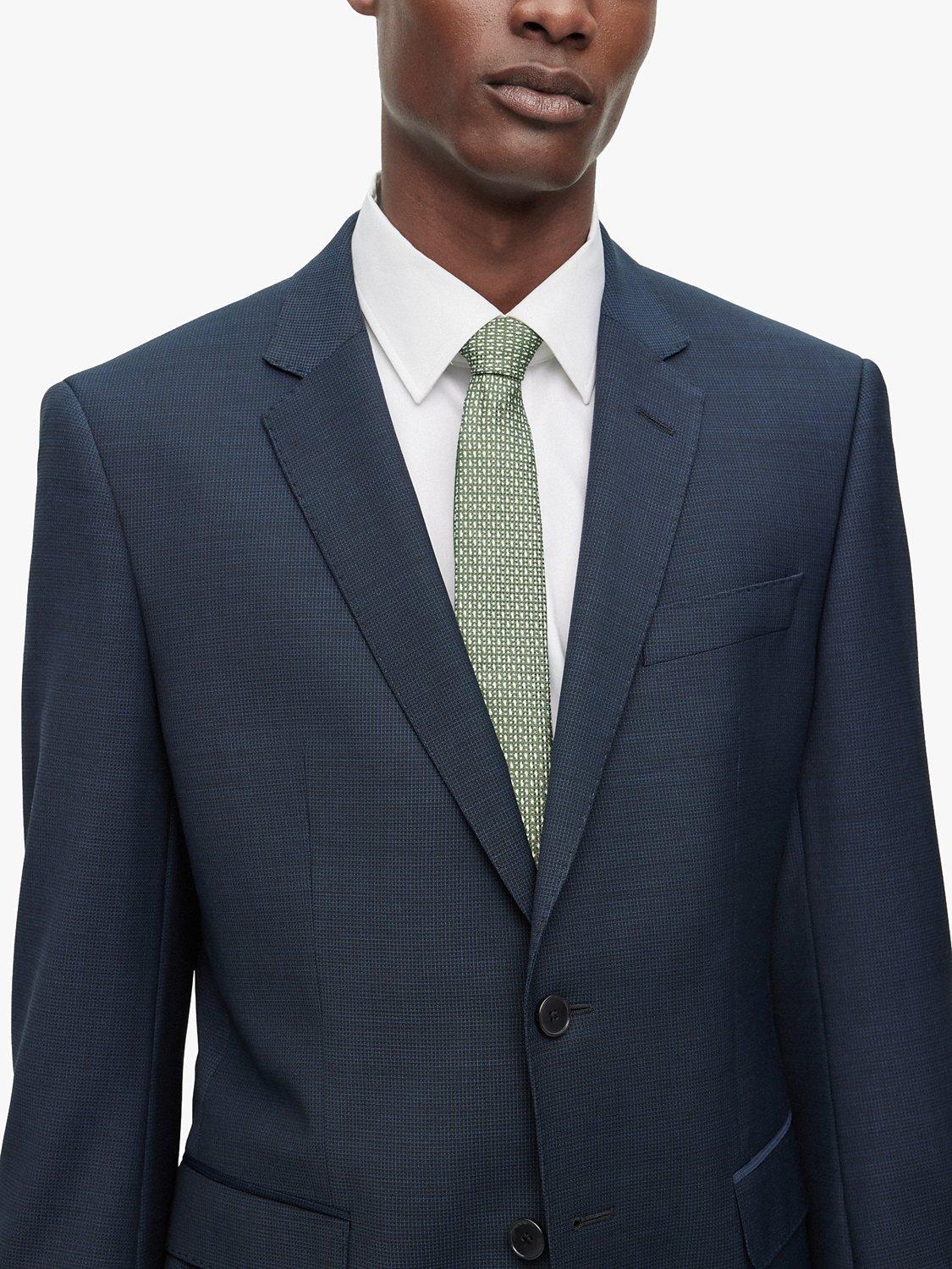 HUGO C-Tie 6cm Tie, Green