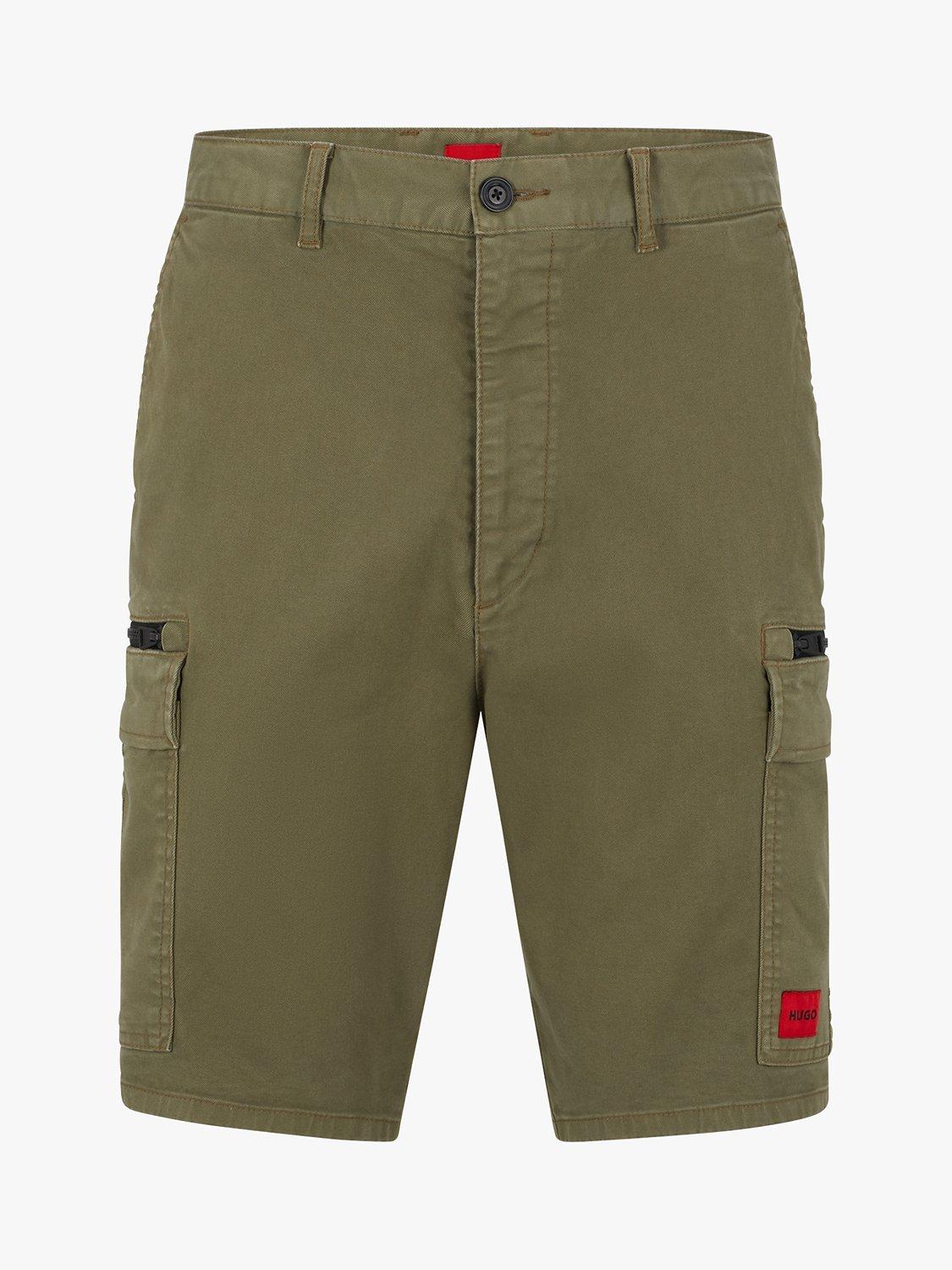 Product image 4 of 5, which shows HUGO Johnny Slim Fit Cargo Shorts, Open Green, 29
