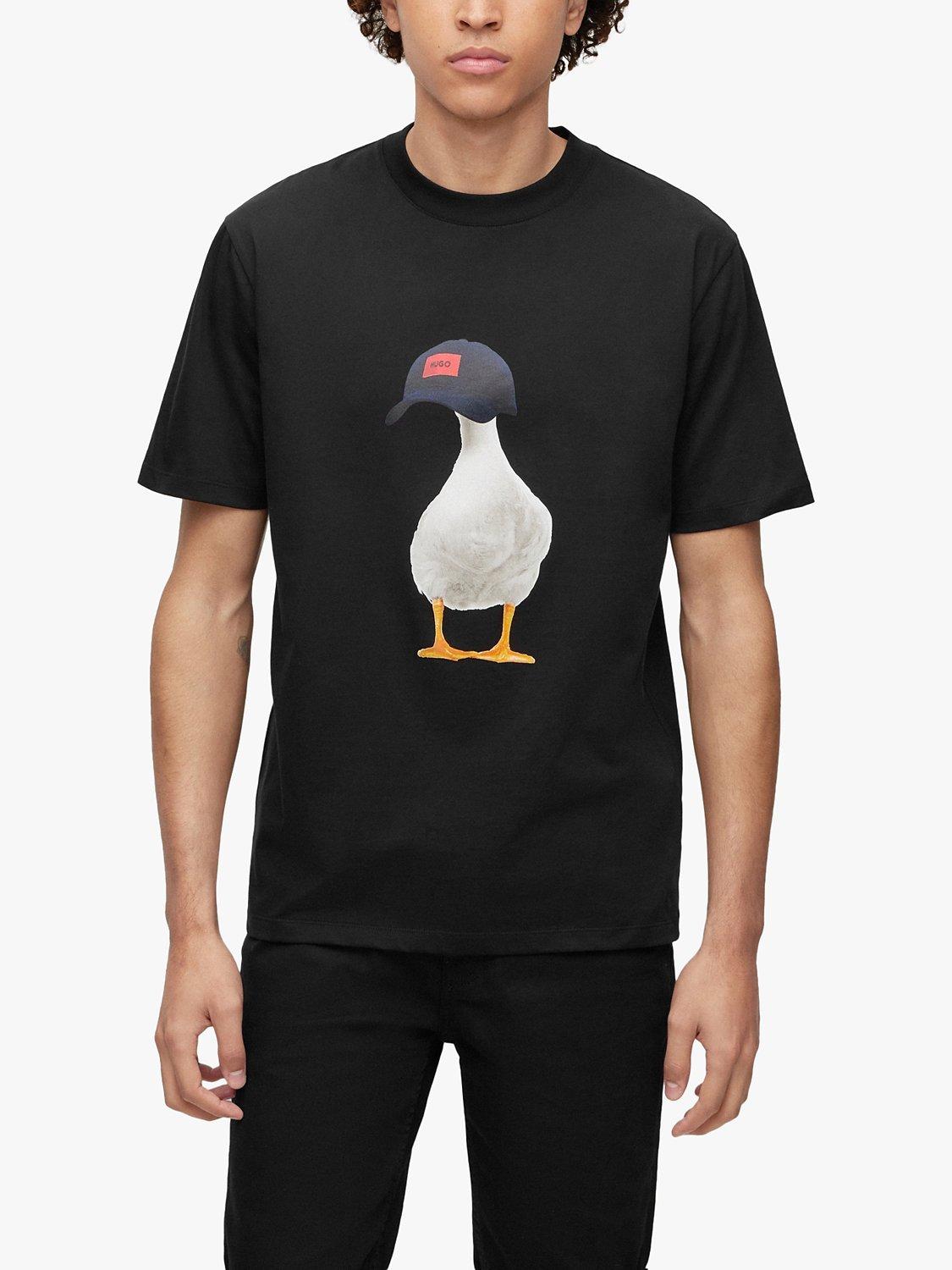 HUGO Cotton Ducky T-Shirt, Black