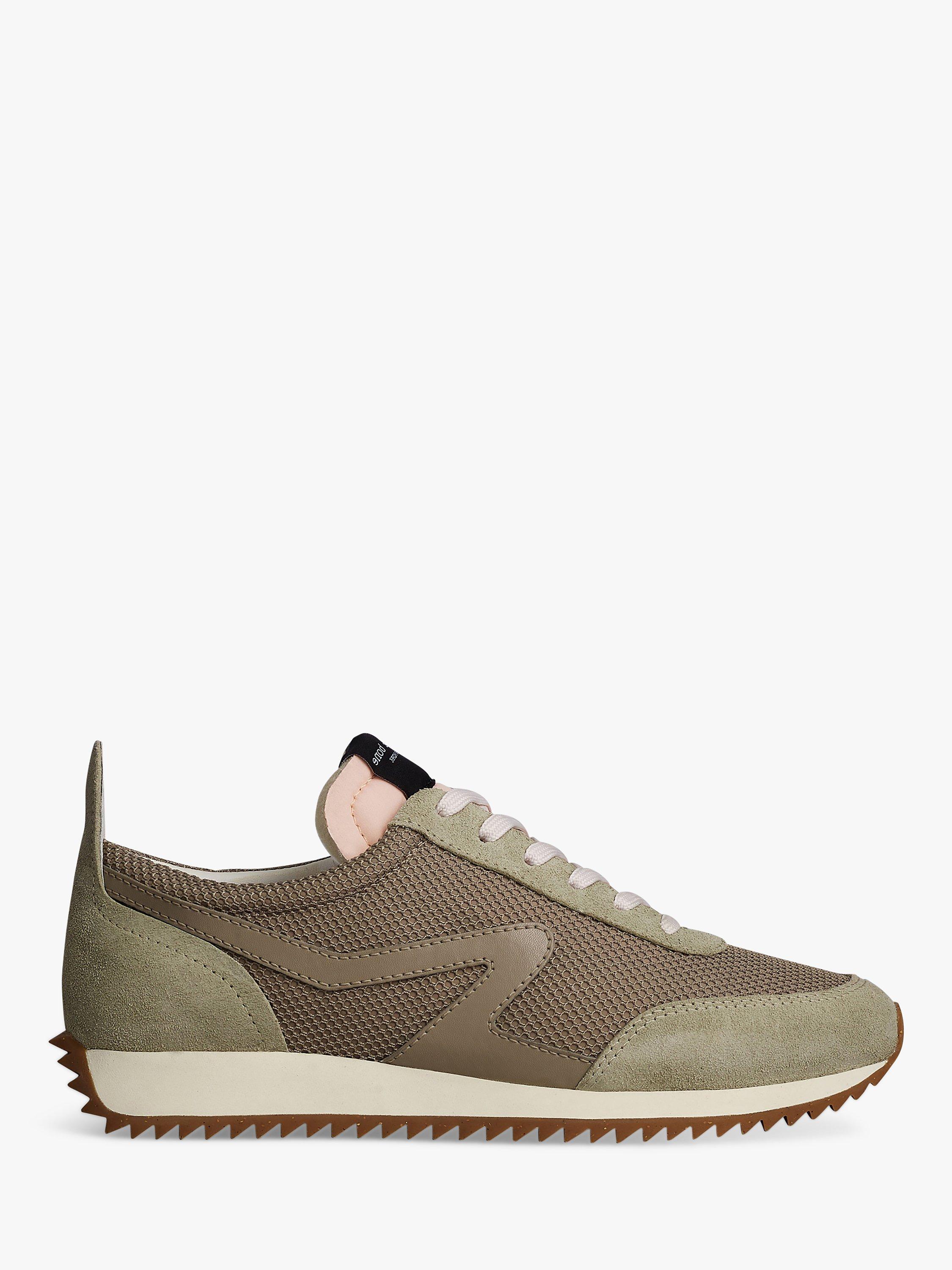 rag & bone Retro Run Mesh Suede Trainers, Oak
