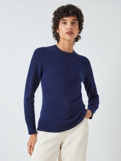 John Lewis Cashmere Crew Neck Jumper, Navy