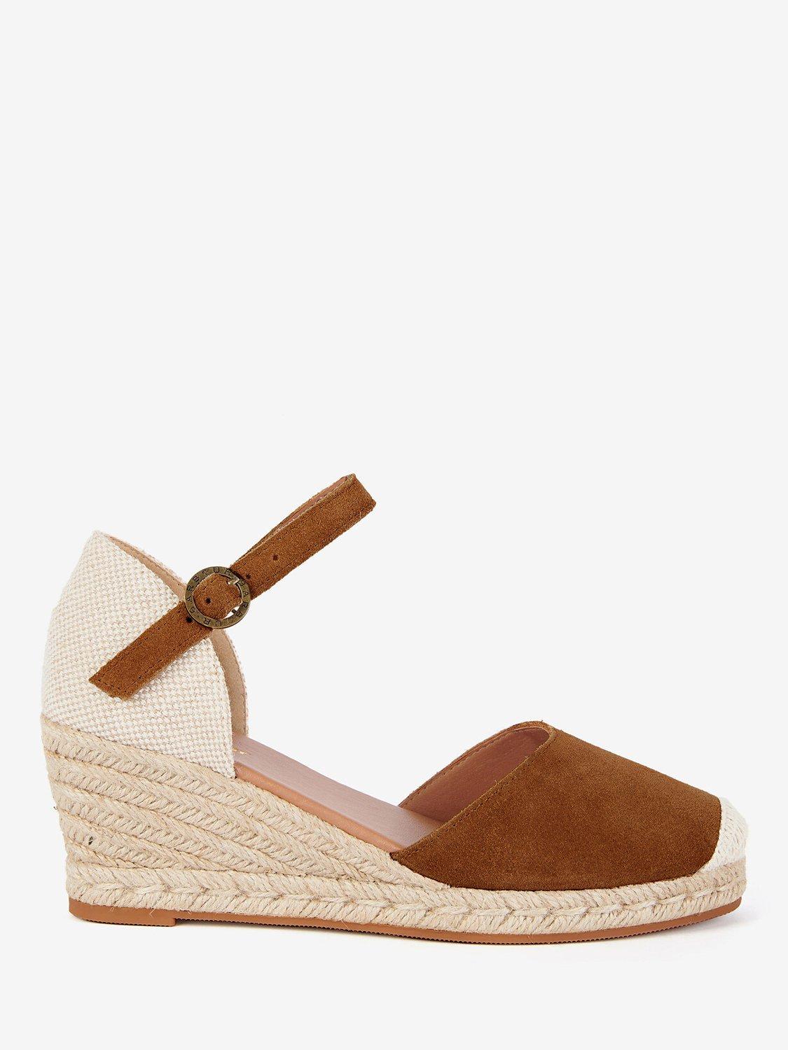 Barbour Francis Suede Wedge Espadrilles