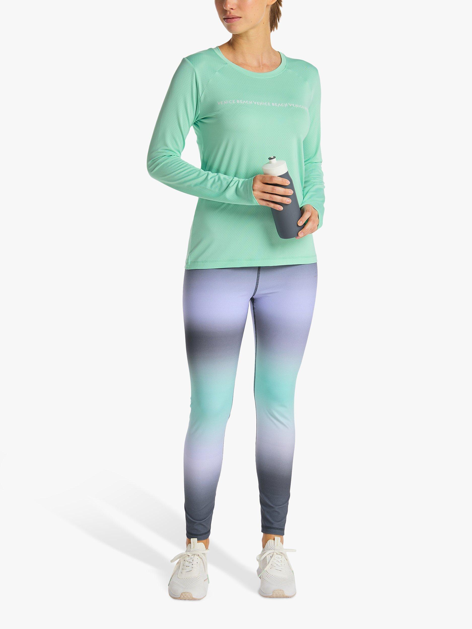 Product image 3 of 7, which shows Venice Beach Pittis Top, Galaxy Green, XS