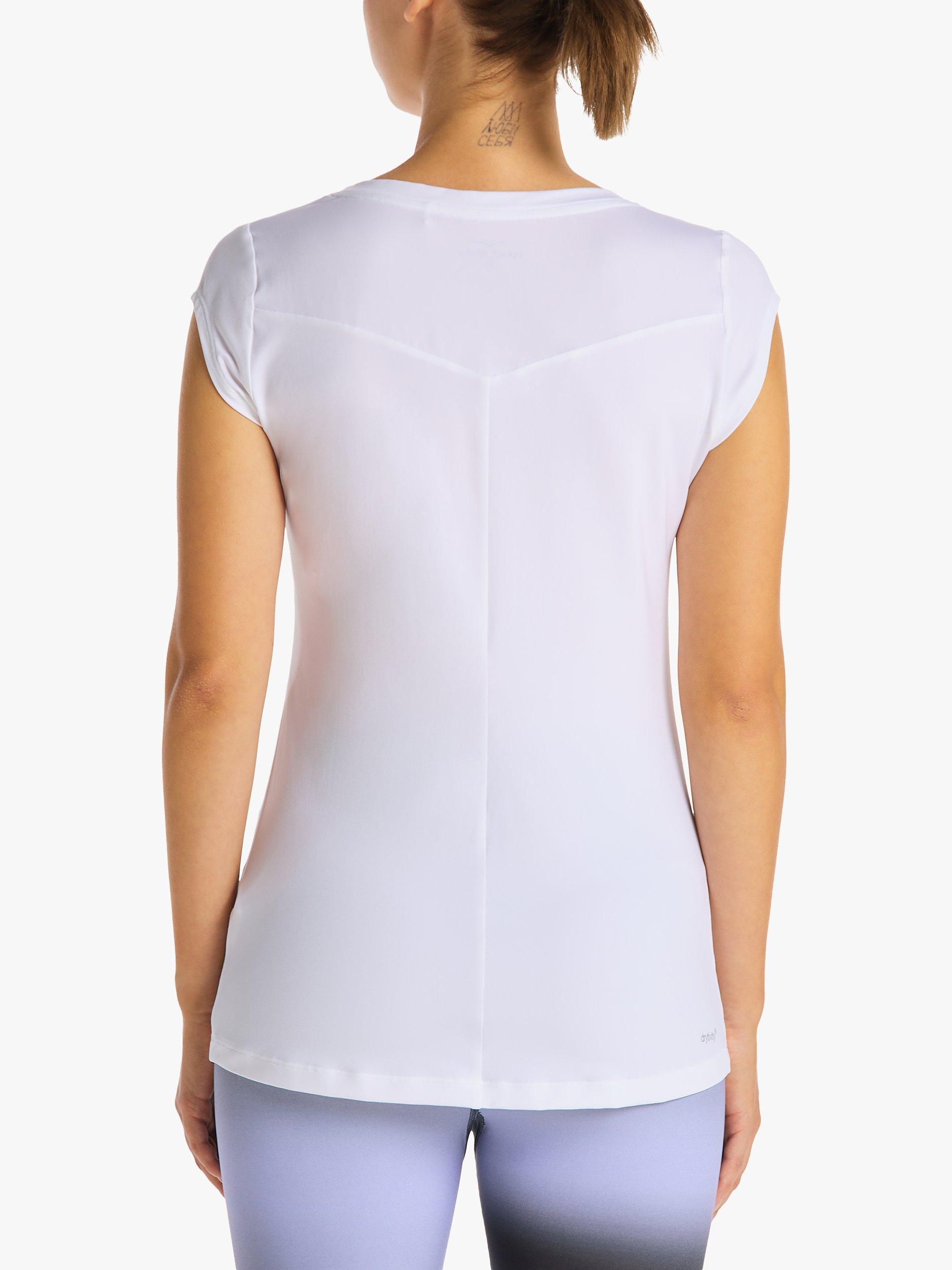 Product image 2 of 7, which shows Venice Beach Ruthie Gym Top, White, XS
