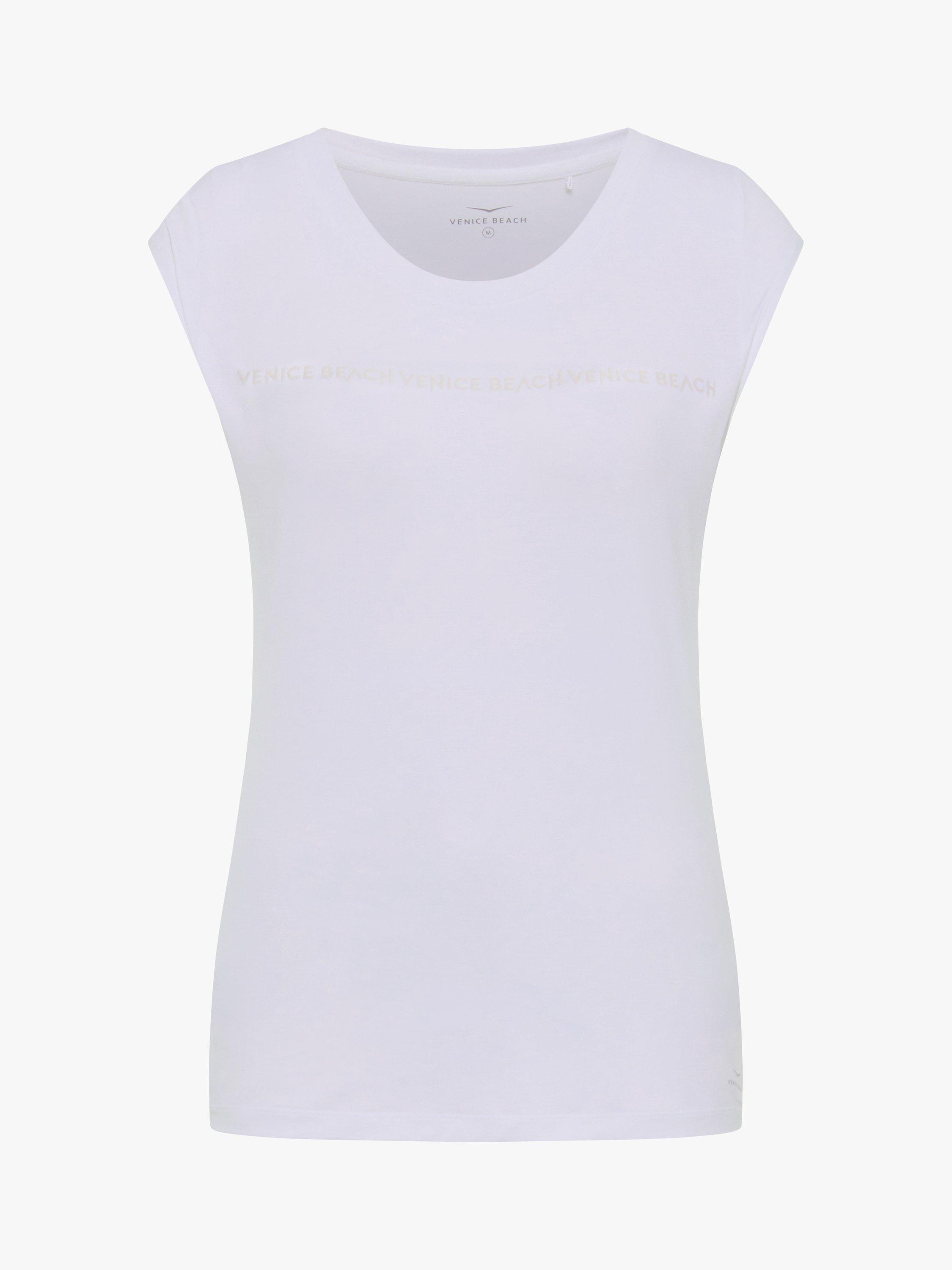 Product image 4 of 7, which shows Venice Beach Ruthie Gym Top, White, XS