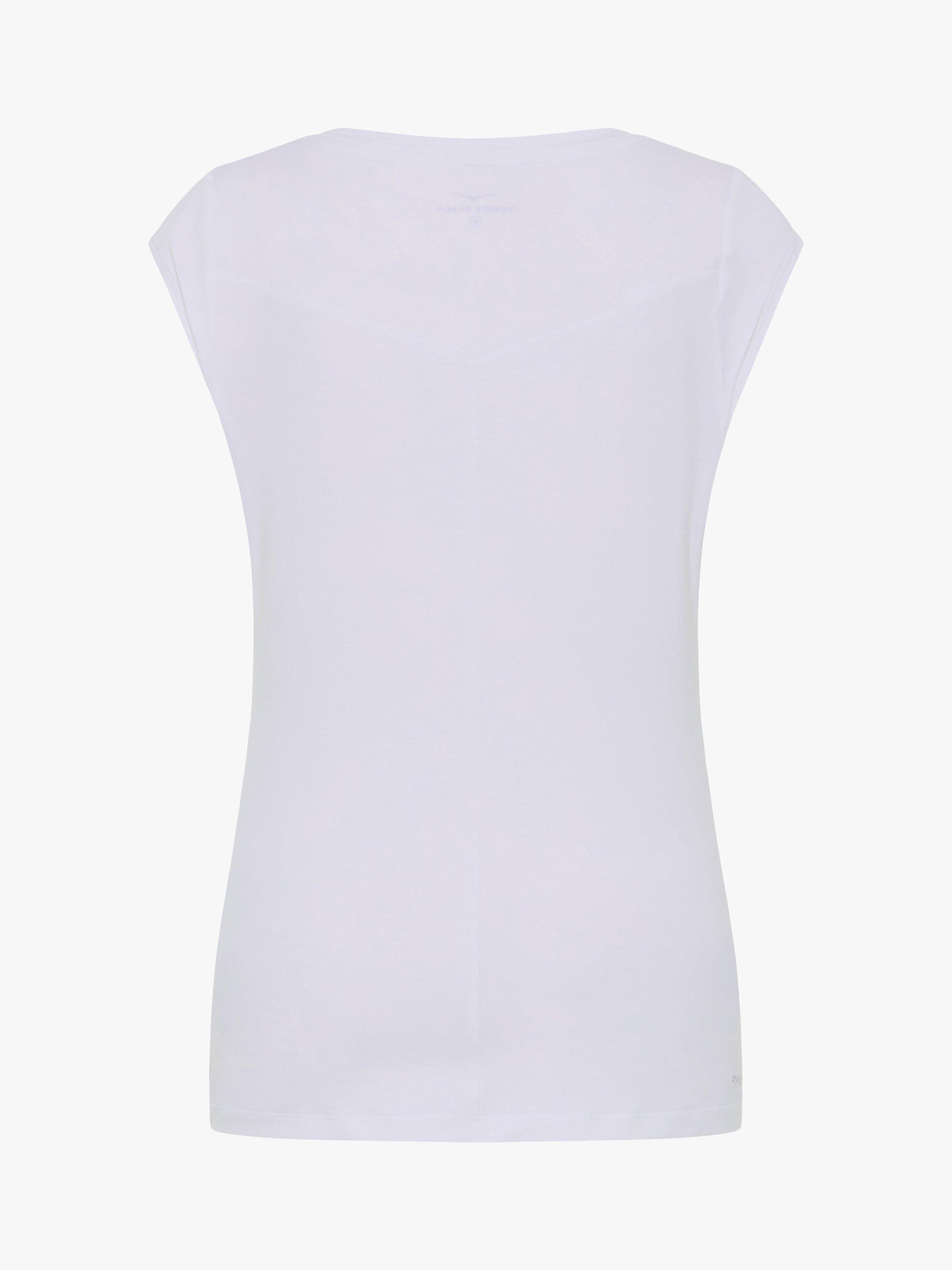 Product image 5 of 7, which shows Venice Beach Ruthie Gym Top, White, XS