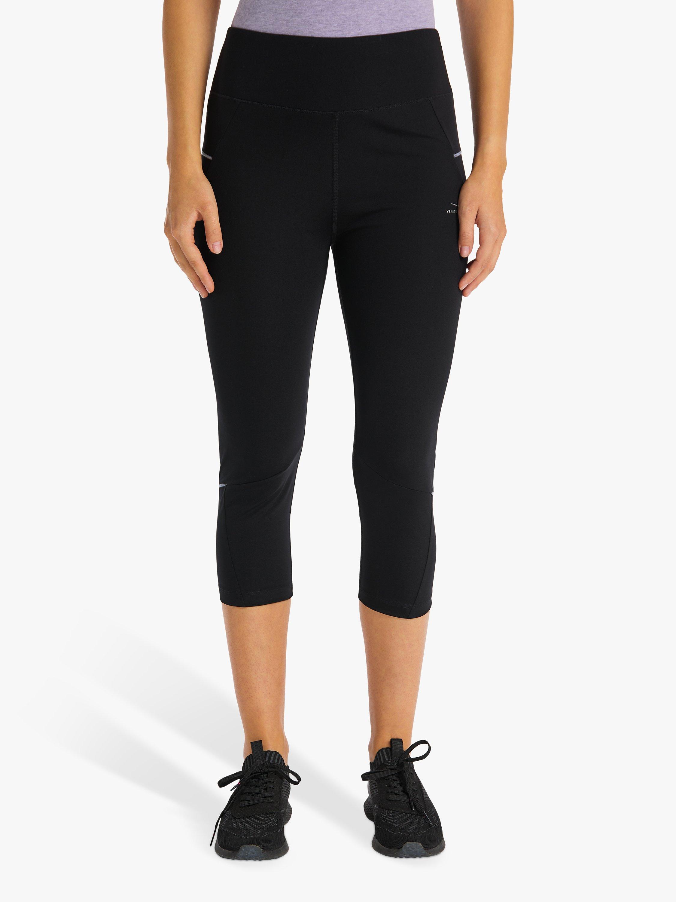 Venice Beach Lela 5 6 Length Gym Leggings Black