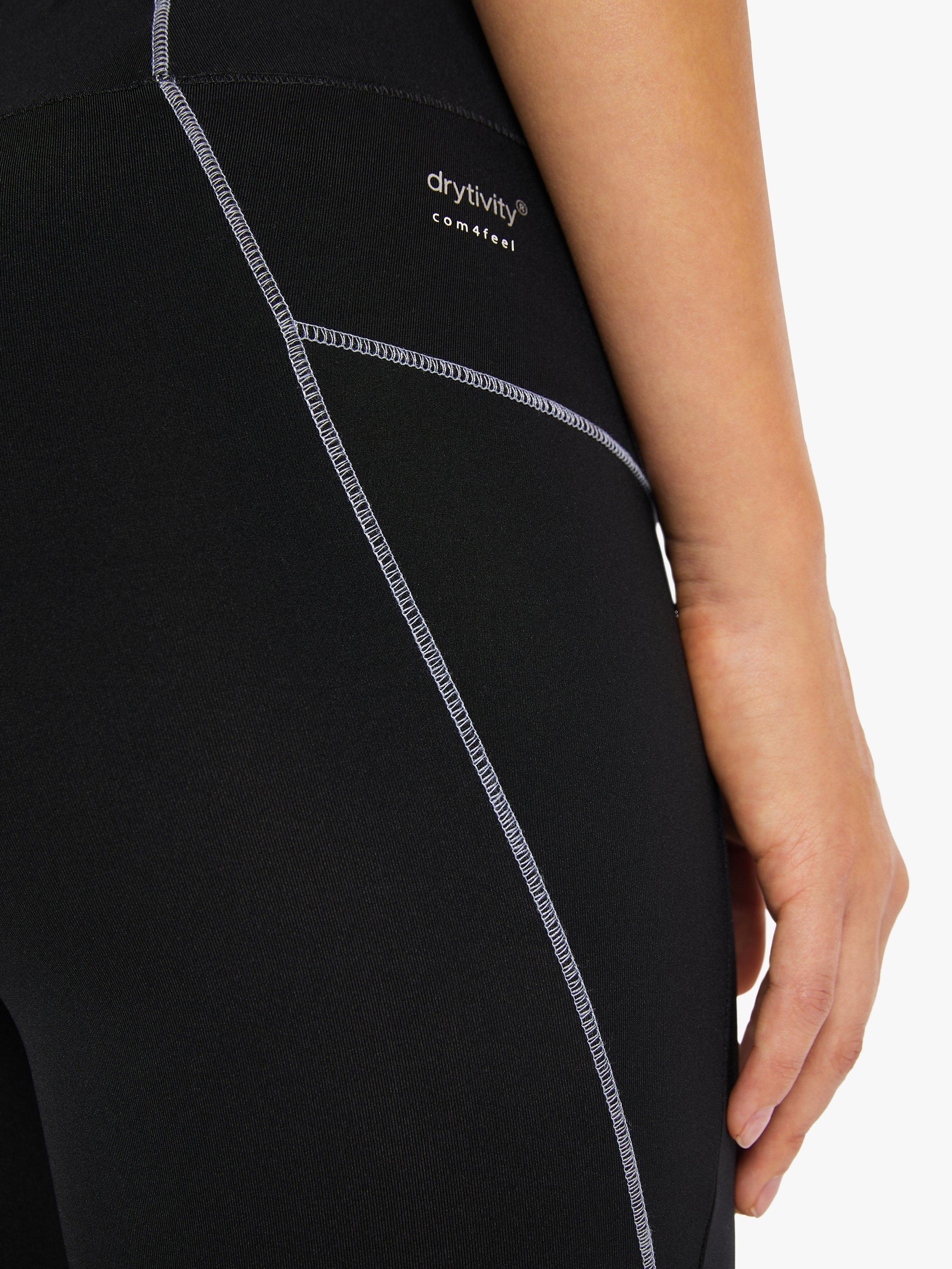 Product image 6 of 7, which shows Venice Beach Lela 5/6 Length Gym Leggings, Black, S