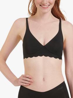 sloggi ZERO Microfibre 2.0 Soft Bra, Black