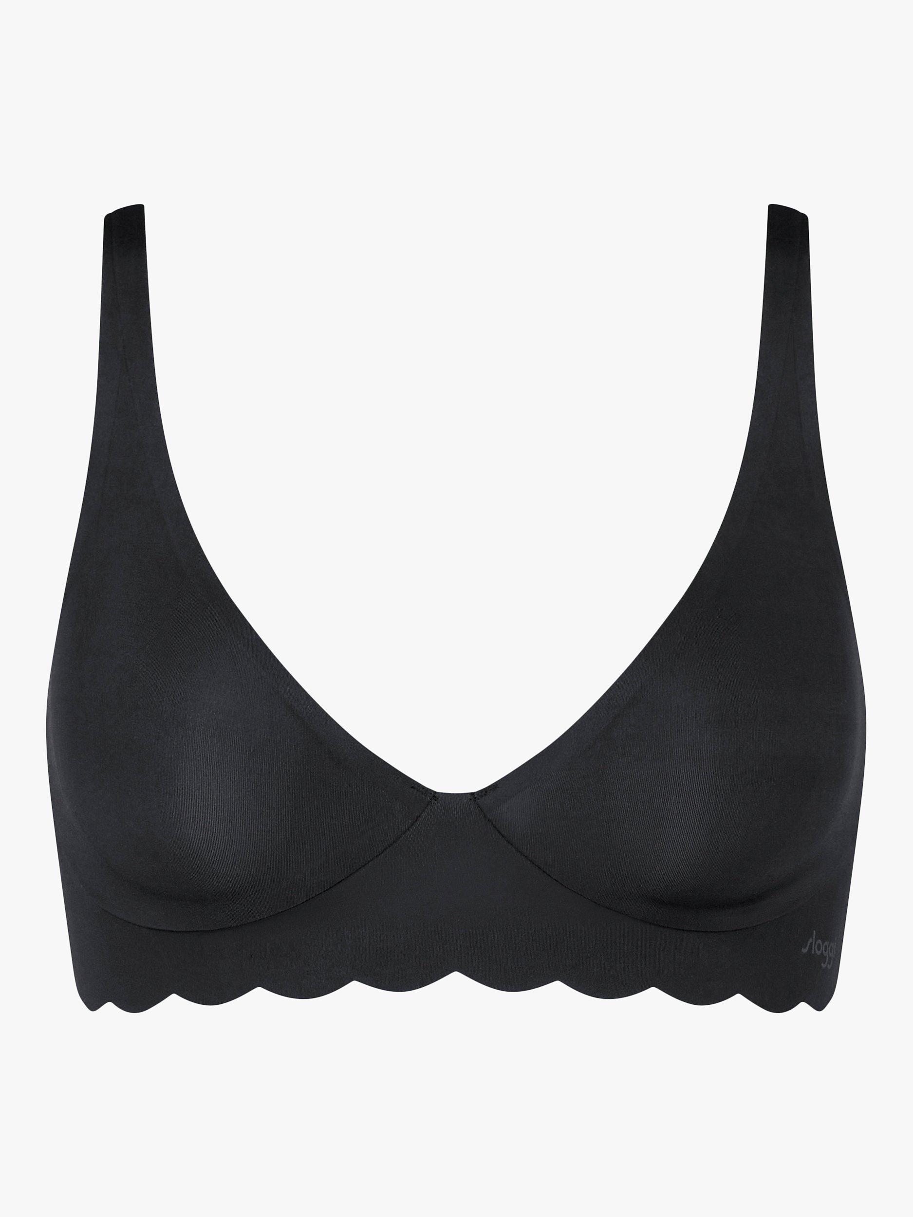 sloggi ZERO Microfibre 2.0 Soft Bra, Black, L