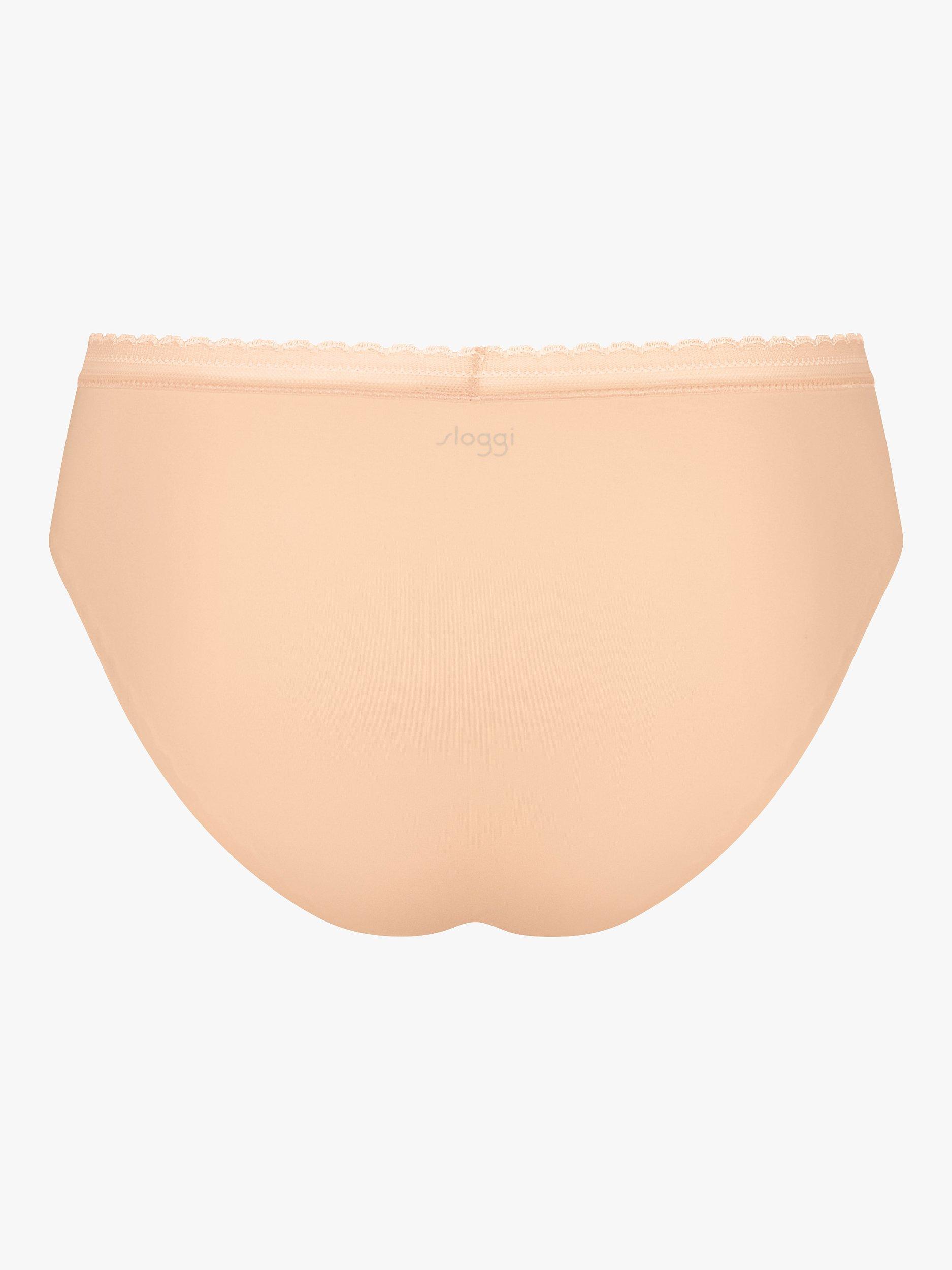 Product image 6 of 6, which shows sloggi Body Adapt Twist High Leg Knickers, Powder Orange, XS