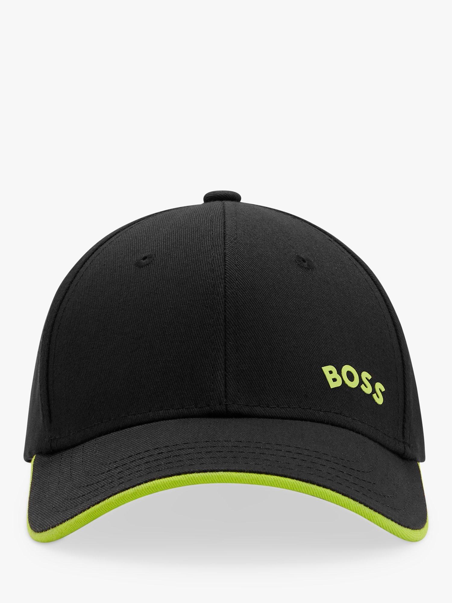 HUGO BOSS Logo Baseball Cotton Cap, Black, One Size