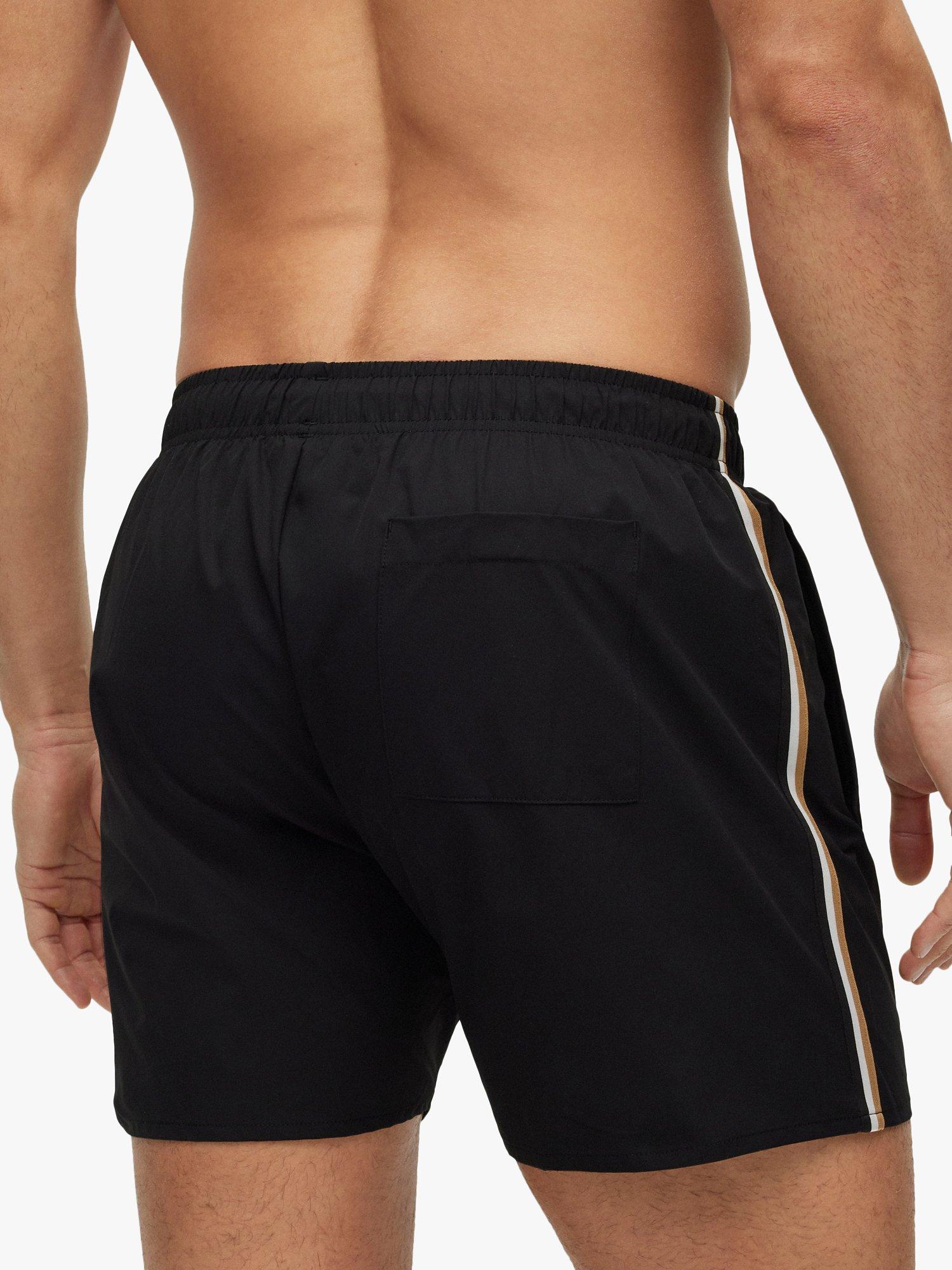 Product image 4 of 4, which shows HUGO BOSS Iconic Swim Shorts, Black, XL