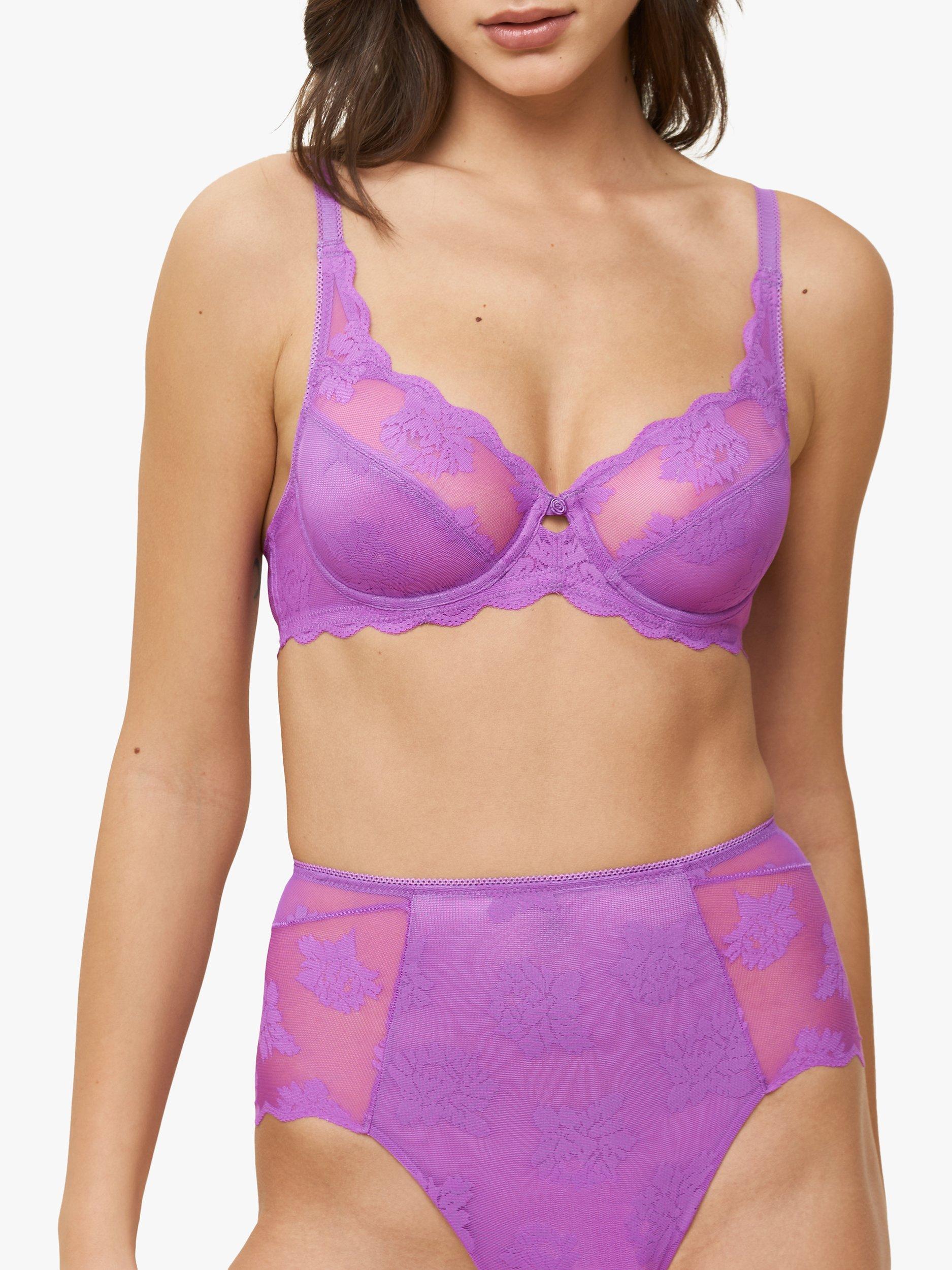 Triumph Amourette 300 Summer Wired Bra, Blueberry Cream