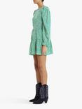 Lollys Laundry Parina Floral Print Mini Dress, Green