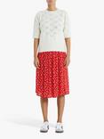 Lollys Laundry Ella Midi Skirt, Flower Print