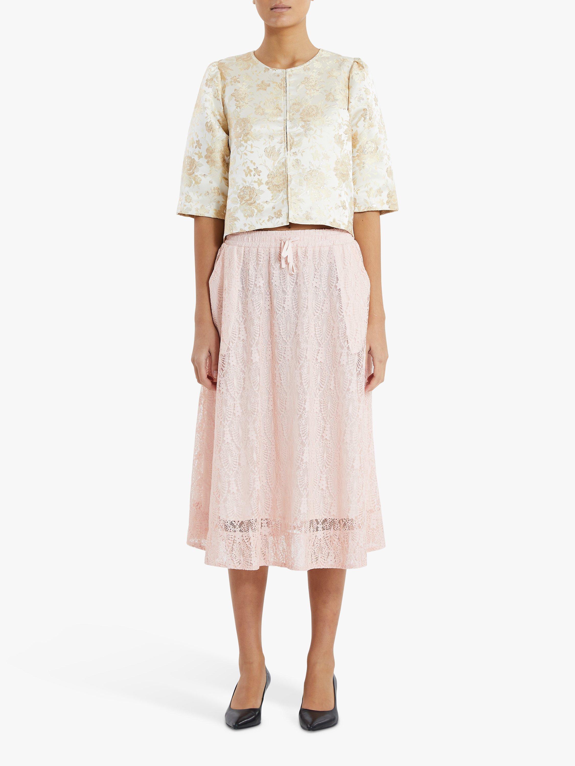 Lollys Laundry Trine Floral Jacket, Creme