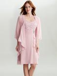 Gina Bacconi Aribelle Empire Waist Jacket Mini Dress, Rose Pink