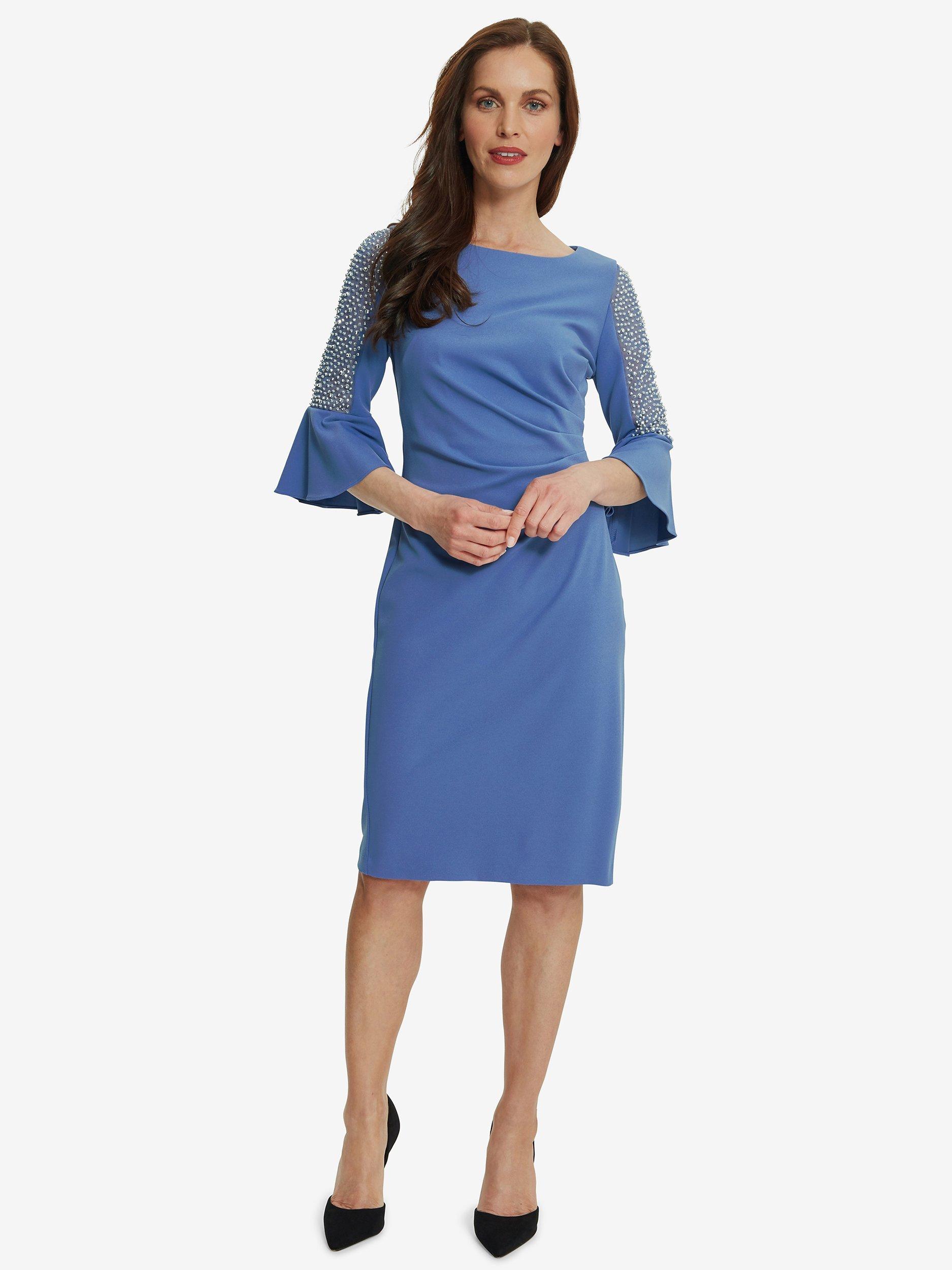 Gina Bacconi Norene Crepe Cocktail Dress Perri