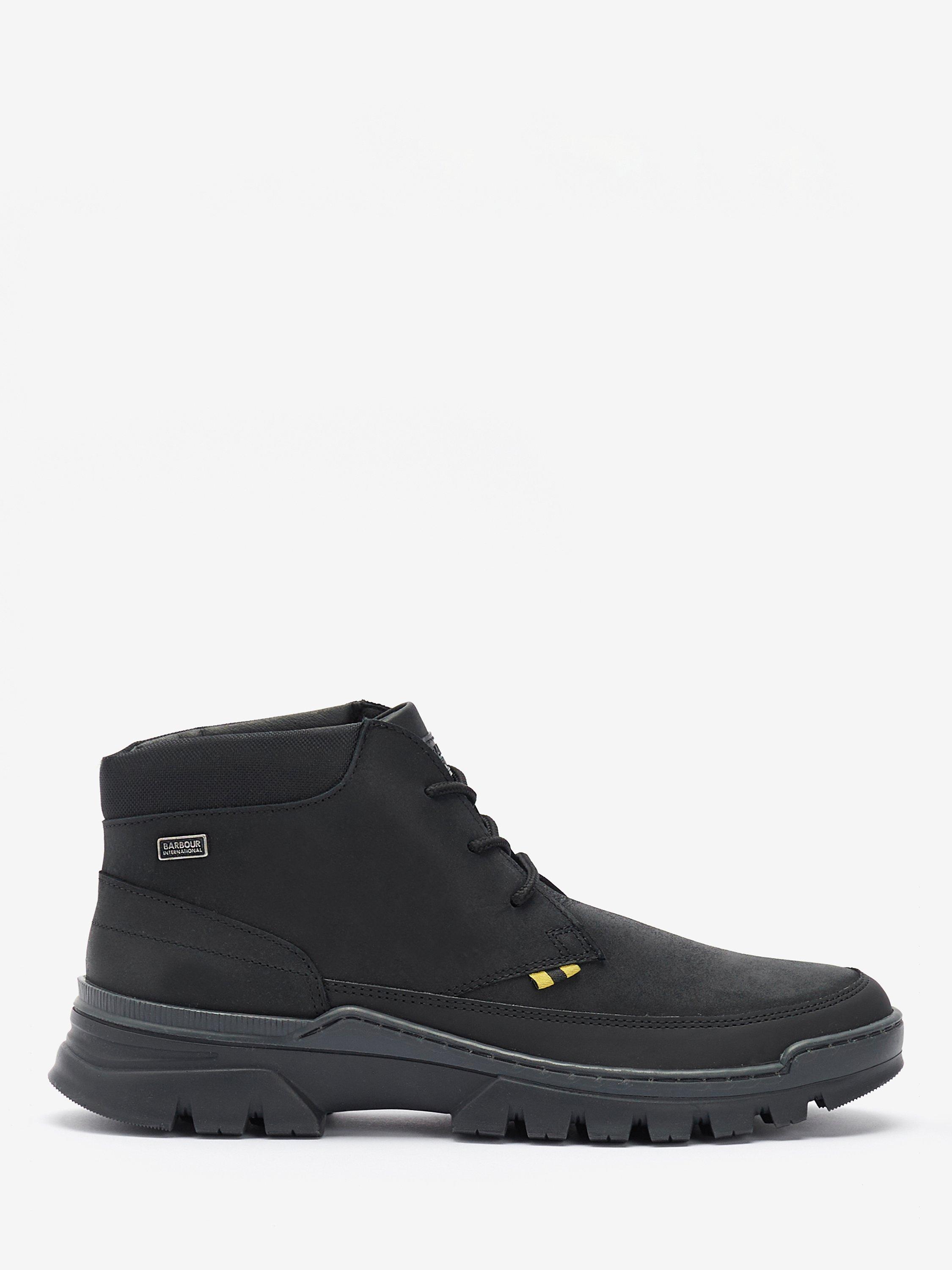 Barbour Throttle Walking Shoes, Black