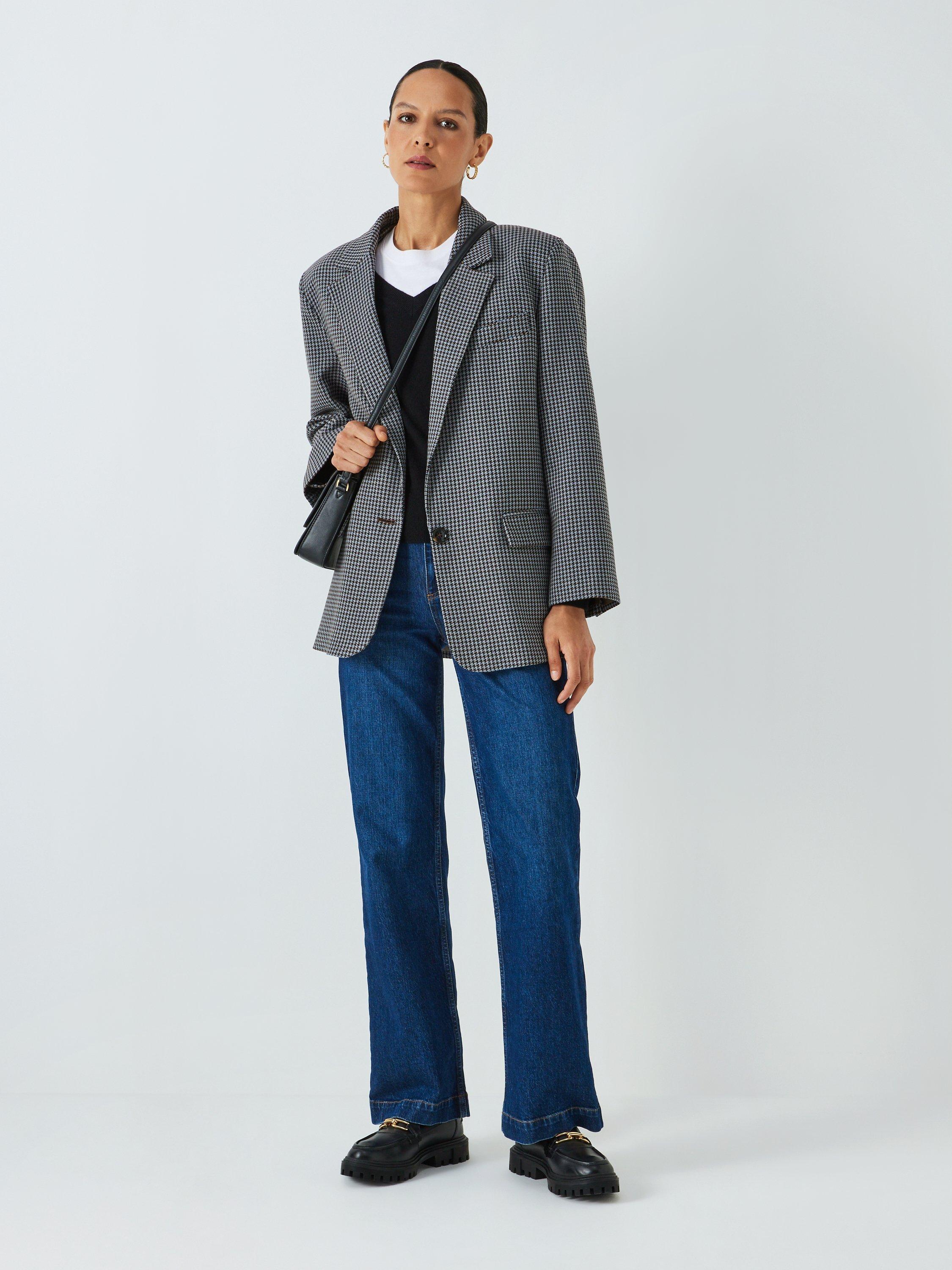 Product image 3 of 6, which shows John Lewis Easy Cashmere V-Neck Jumper, Black, 8