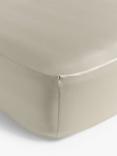 John Lewis Temperature Balancing Cotton 400 Thread Count Deep Fitted Sheet, Latte