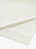 John Lewis Crisp & Fresh Egyptian Cotton Percale 400 Thread Count Flat Sheet, Natural Cream