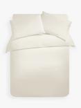 John Lewis Soft & Silky Egyptian Cotton Sateen 400 Thread Count Bedding, Cream