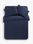 John Lewis Soft & Silky Egyptian Cotton Sateen 400 Thread Count Bedding, Midnight