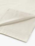 John Lewis Soft & Silky Egyptian Cotton Sateen 400 Thread Count Flat Sheet, Natural Cream