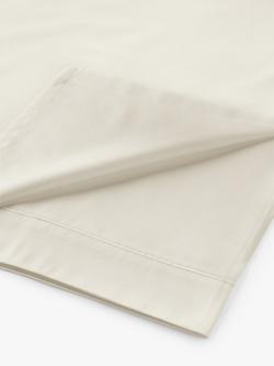 John Lewis Soft & Silky Egyptian Cotton Sateen 400 Thread Count Flat Sheet, Cream