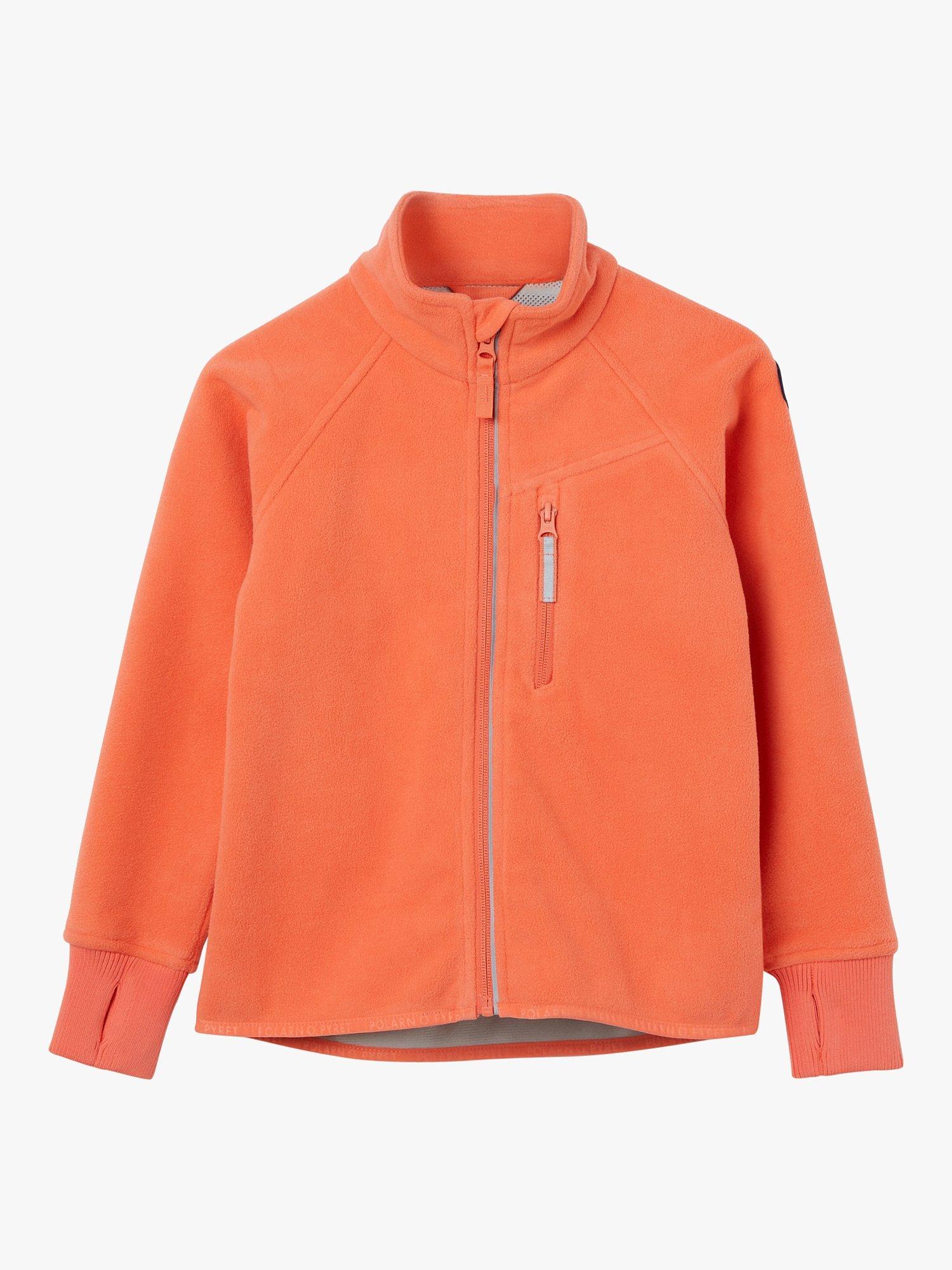 Polarn O. Pyret Kids' Zip Up Fleece Jacket, Red