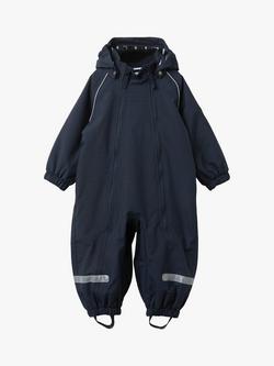 Polarn O. Pyret Baby Shell Overall, Navy, Navy