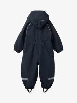 Polarn O. Pyret Baby Shell Overall, Navy - view 2, Navy