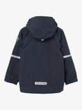 Polarn O. Pyret Kids' Wind & Waterproof Shell Coat, Blue