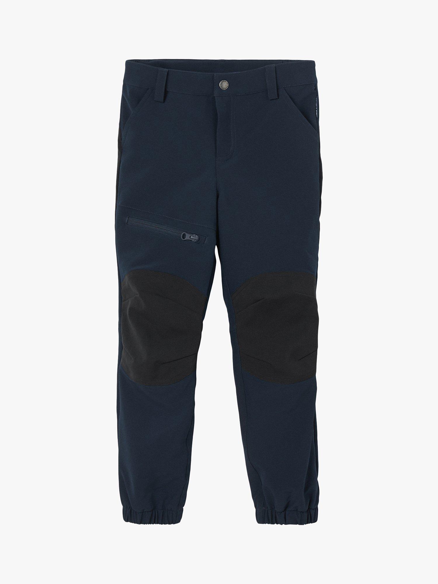 Polarn O. Pyret Kids' Outdoor Trousers, Blue/Navy