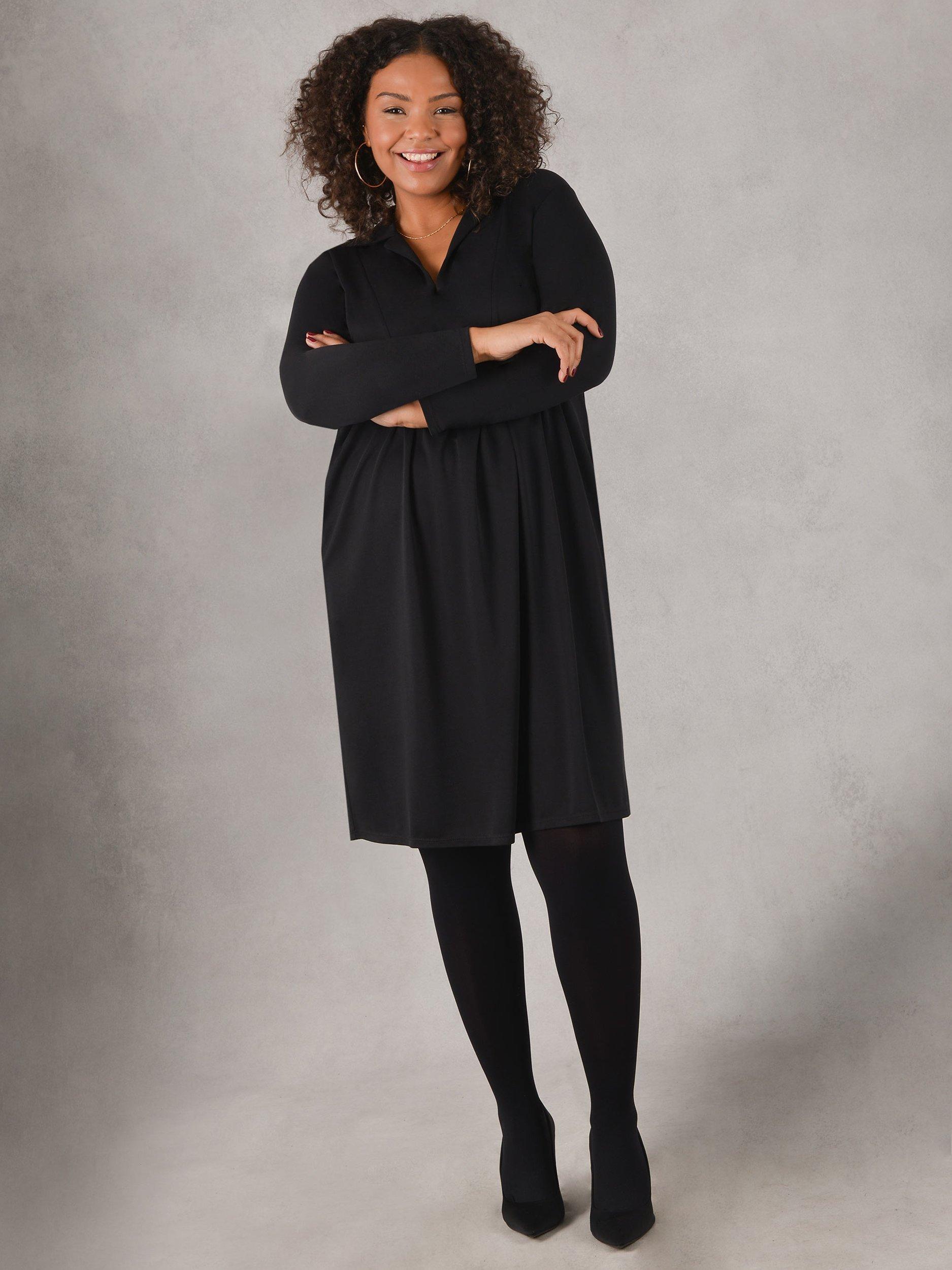 Live Unlimited Curve Cocoon Dress, Black