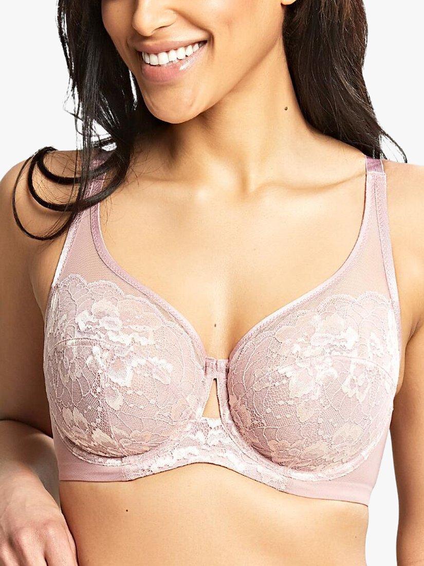 Panache Sabrina High Apex Underwired Bra, Vintage Pearl, 30D